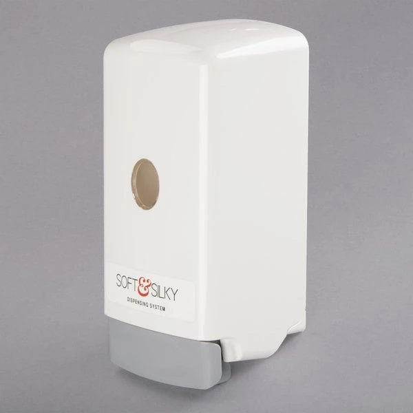 Kutol 9950ZPL Soft & Silky 800 ML Off White Bag-In-Box Hand Soap Dispenser 5 Kutol 9950ZPL Soft & Silky 800 ML Off White Bag-In-Box Hand Soap Dispenser - Image 3