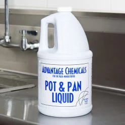 Advantage Chemicals 1 Gallon / 128 Oz. Pot & Pan Liquid Detergent - 4/Case