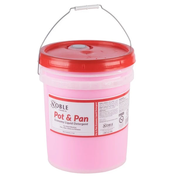 Noble Chemical 5 Gallon / 640 Oz. Economy Pot & Pan Soap 5 Noble Chemical 5 Gallon / 640 Oz. Economy Pot & Pan Soap - Image 3