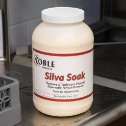 8 Lb. / 128 Oz. Noble Chemical Silva Soak Tableware Presoak Powder
