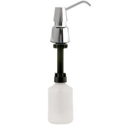 Bobrick B-8231 Chrome Counter Mount Push Button Foaming Soap Dispenser