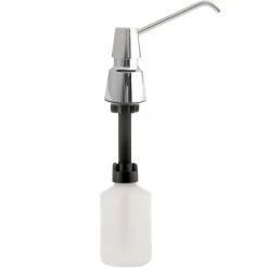 Bobrick B-82316 Chrome Counter Mount Push Button Foaming Soap Dispenser