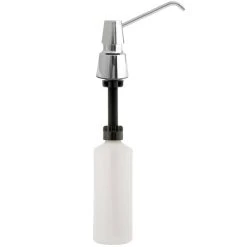 Bobrick B-8236 Chrome Counter Mount Push Button Foaming Soap Dispenser