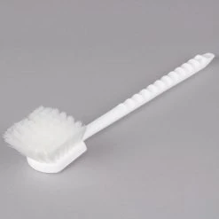 Carlisle 4050000 Sparta 20" White Floating Utility / Pot Scrub Brush -Unger Sales 1310805