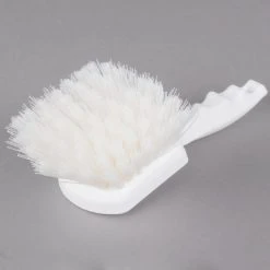 Carlisle 40541EC02 Sparta Spectrum 8" White General Clean Up / Pot Scrub Brush -Unger Sales 1310834