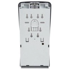 San Jamar SHF900TBK Rely Pearl Black Hybrid Touchless Foam Soap Dispenser - 5 1/2" X 4" X 12" -Unger Sales 1375556