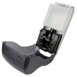 San Jamar SHF900TBK Rely Pearl Black Hybrid Touchless Foam Soap Dispenser - 5 1/2" X 4" X 12" -Unger Sales 1375557