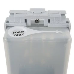 San Jamar SHF900TBK Rely Pearl Black Hybrid Touchless Foam Soap Dispenser - 5 1/2" X 4" X 12" -Unger Sales 1375560