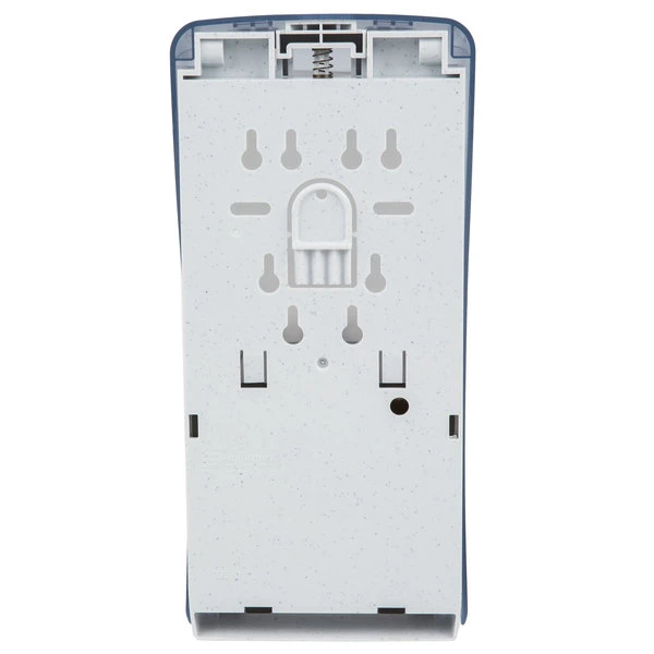 San Jamar SHF900TBL Rely Arctic Blue Hybrid Touchless Foam Soap Dispenser - 5 1/2" X 4" X 12" 6 San Jamar SHF900TBL Rely Arctic Blue Hybrid Touchless Foam Soap Dispenser - 5 1/2" X 4" X 12" - Image 4