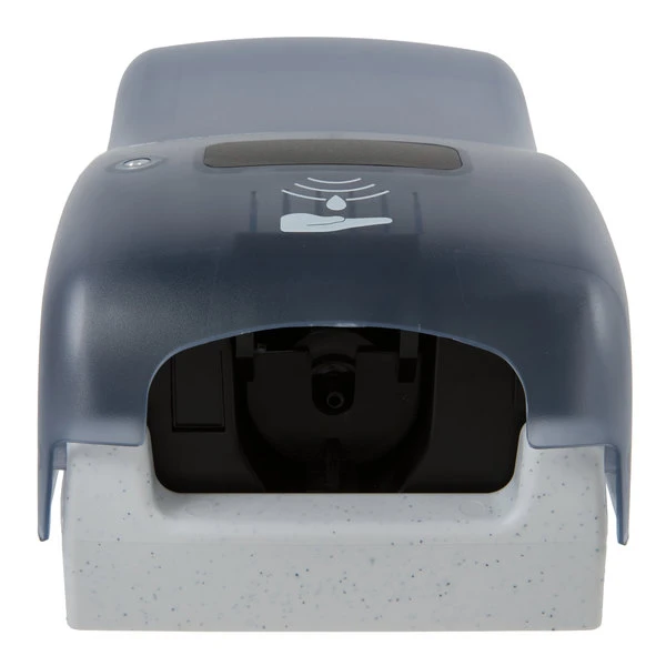 San Jamar SHF900TBL Rely Arctic Blue Hybrid Touchless Foam Soap Dispenser - 5 1/2" X 4" X 12" 8 San Jamar SHF900TBL Rely Arctic Blue Hybrid Touchless Foam Soap Dispenser - 5 1/2" X 4" X 12" - Image 6