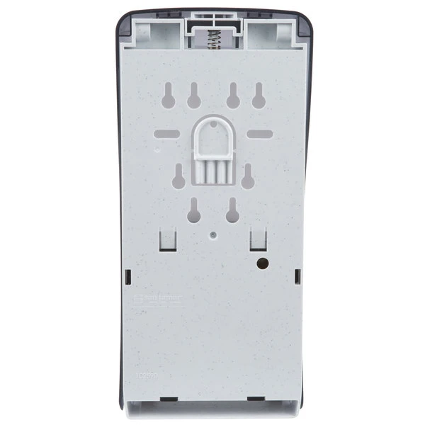 San Jamar SH900TBK Rely Pearl Black Hybrid Touchless Soap, Sanitizer, And Lotion Dispenser - 5 1/2" X 4" X 12" 5 San Jamar SH900TBK Rely Pearl Black Hybrid Touchless Soap, Sanitizer, And Lotion Dispenser - 5 1/2" X 4" X 12" - Image 3