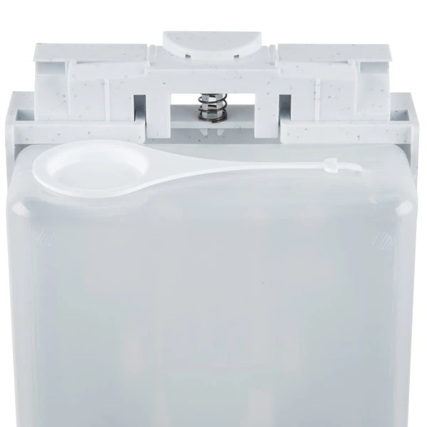 San Jamar SH900TBL Rely Arctic Blue Hybrid Touchless Soap, Sanitizer, And Lotion Dispenser - 5 1/2" X 4" X 12" 8 San Jamar SH900TBL Rely Arctic Blue Hybrid Touchless Soap, Sanitizer, And Lotion Dispenser - 5 1/2" X 4" X 12" - Image 6