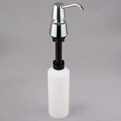 Bobrick B-823 Chrome Counter Mount Push Button Foaming Soap Dispenser