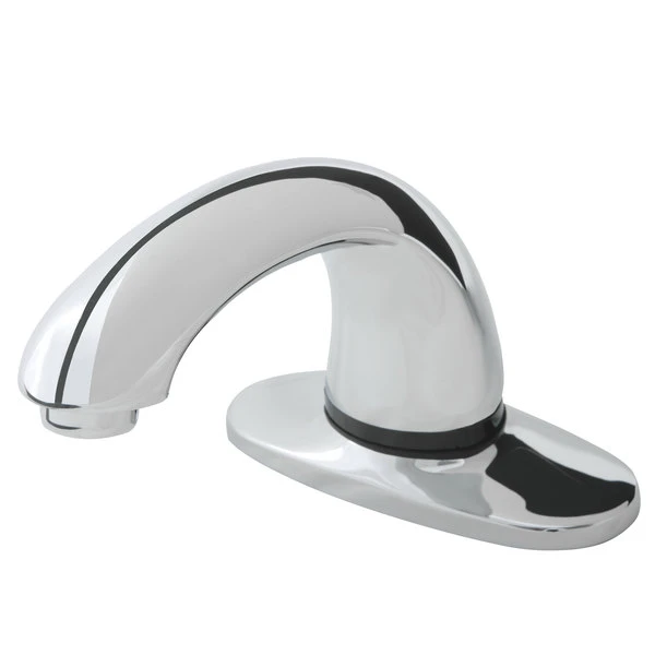 Rubbermaid 1782744 Milano Chrome 8" Center Set Deck Mounted Hands-Free Sensor Faucet With 3 3/4" Spout, Mixing Valve, And Supply Hoses 3 Rubbermaid 1782744 Milano Chrome 8" Center Set Deck Mounted Hands-Free Sensor Faucet With 3 3/4" Spout, Mixing Valve, And Supply Hoses