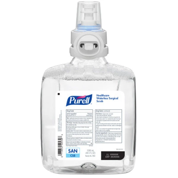 Purell® 7869-02 Healthcare CS8 1200 ML Waterless Surgical Scrub Hand Sanitizer Gel - 2/Case 3 Purell® 7869-02 Healthcare CS8 1200 ML Waterless Surgical Scrub Hand Sanitizer Gel - 2/Case