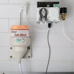 Noble Chemical Safe Block 8 Lb. / 128 Oz. Metal Safe Machine Warewashing Detergent - 4/Case -Unger Sales 1732854