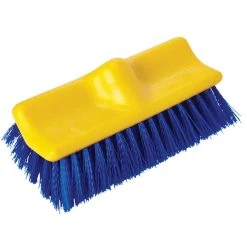 Rubbermaid FG633700BLUE 10" Bi-Level Floor Scrub Brush