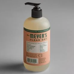 Mrs. Meyer's® Mrs. Meyer's Clean Day 651332 12.5 Oz. Geranium Scented Hand Soap With Pump - 6/Case -Unger Sales 1825313