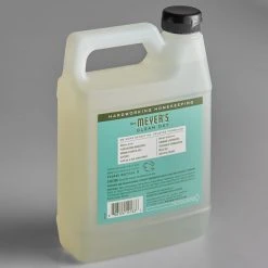 Mrs. Meyer's® Mrs. Meyer's Clean Day 651349 33 Oz. Basil Scented Hand Soap Refill - 6/Case -Unger Sales 1825350