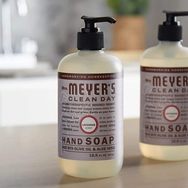 Mrs. Meyer's® Mrs. Meyer's Clean Day 651311 12.5 Oz. Lavender Scented Hand Soap With Pump - 6/Case 3 Mrs. Meyer's® Mrs. Meyer's Clean Day 651311 12.5 Oz. Lavender Scented Hand Soap With Pump - 6/Case