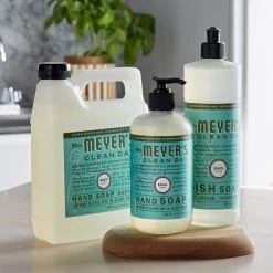 Mrs. Meyer's® Mrs. Meyer's Clean Day 651344 12.5 Oz. Basil Scented Hand Soap With Pump - 6/Case 10 Mrs. Meyer's® Mrs. Meyer's Clean Day 651344 12.5 Oz. Basil Scented Hand Soap With Pump - 6/Case -Unger Sales 1834835