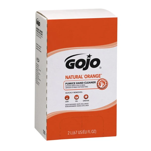 GOJO® 7255-04 TDX 2000 ML Natural Orange Pumice Hand Cleaner - 4/Case 3 GOJO® 7255-04 TDX 2000 ML Natural Orange Pumice Hand Cleaner - 4/Case