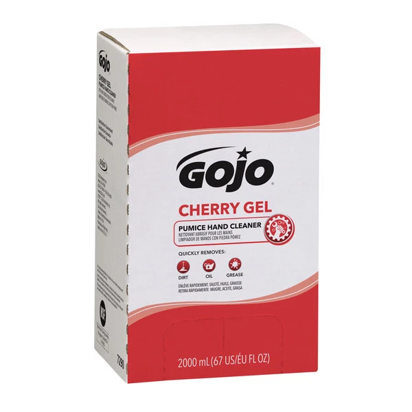 GOJO® 7290-04 TDX 2000 ML Cherry Gel Pumice Hand Cleaner - 4/Case 3 GOJO® 7290-04 TDX 2000 ML Cherry Gel Pumice Hand Cleaner - 4/Case