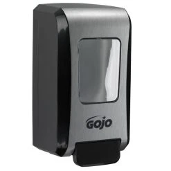 GOJO® 5271-06 FMX-20 2000 ML Black / Chrome Manual High Capacity Hand Soap Dispenser