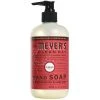Mrs. Meyer's® Mrs. Meyer's Clean Day 652199 12.5 Oz. Rhubarb Scented Hand Soap With Pump - 6/Case -Unger Sales 1917891