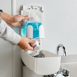 Rubbermaid 3486591 Flex™ 1300 ML White Manual Soap Dispenser -Unger Sales 1931198