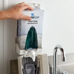 Rubbermaid FG450017 800 ML White Manual Foam Dispenser -Unger Sales 1931703