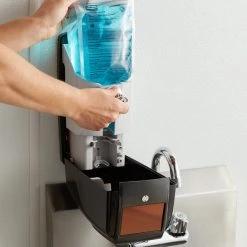 Rubbermaid 1980829 Lumecel™ 1100 ML Black / Black Pearl Automatic Hands Free Soap Dispenser 9 Rubbermaid 1980829 Lumecel™ 1100 ML Black / Black Pearl Automatic Hands Free Soap Dispenser -Unger Sales 1931894