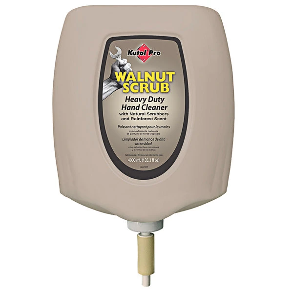 Kutol Pro 4768 Walnut Scrub Rainforest Scented Heavy-Duty Hand Cleaner With Natural Scrubbers 4000 ML / 4 L Cartridge For Kutol DuraView Dispensers - 2/Case 3 Kutol Pro 4768 Walnut Scrub Rainforest Scented Heavy-Duty Hand Cleaner With Natural Scrubbers 4000 ML / 4 L Cartridge For Kutol DuraView Dispensers - 2/Case