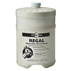Kutol Pro 5207 Regal Neutral Scented Heavy-Duty Extra Mild Hand Cleaner With Natural Scrubbers Flat Top 1 Gallon Container - 4/Case