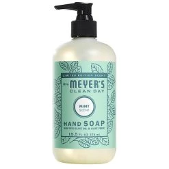 Mrs. Meyer's® Mrs. Meyer's Clean Day 694976 12.5 Oz. Mint Scented Hand Soap With Pump - 6/Case