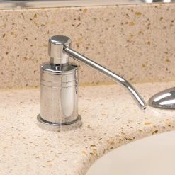 Lavex Janitorial 34 Oz. Stainless Steel Under Counter Liquid Soap Dispenser -Unger Sales 1976471