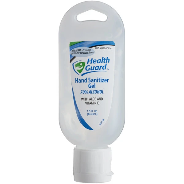Kutol 37073 Health Guard 1.5 Oz. Dye And Fragrance Free 70% Alcohol Instant Hand Sanitizer Gel Squeeze Bottle - 48/Case 4 Kutol 37073 Health Guard 1.5 Oz. Dye And Fragrance Free 70% Alcohol Instant Hand Sanitizer Gel Squeeze Bottle - 48/Case - Image 2