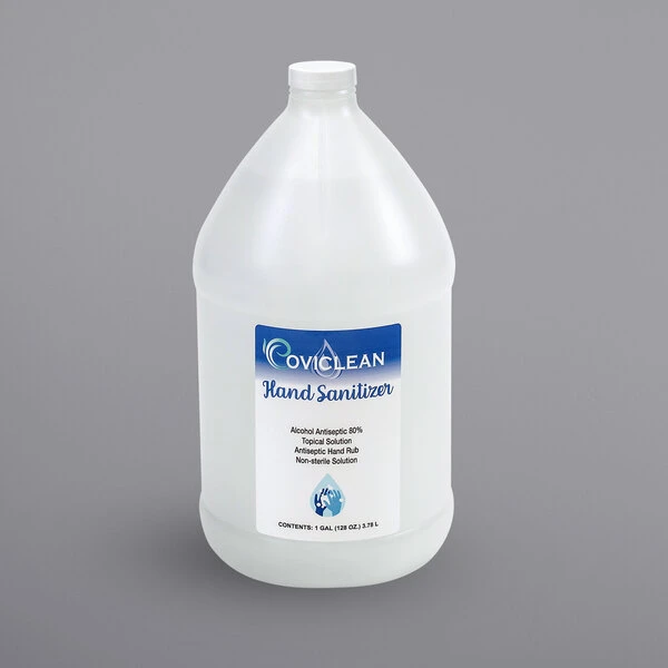 Covi Clean 80055 CoviSan 1 Gallon Jug Liquid Hand Sanitizer With Pump - 4/Case 3 Covi Clean 80055 CoviSan 1 Gallon Jug Liquid Hand Sanitizer With Pump - 4/Case