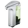 Simplehuman ST1023 8 Oz. Brushed Nickel Soap / Sanitizer Dispenser With Touchless Sensor Pump And Soap Sample -Unger Sales 2082397