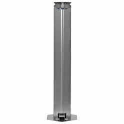 Tellier SHPX Freestanding Stainless Steel Hand Sanitizer Dispenser With Foot Pedal