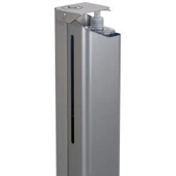 Tellier SHPX Freestanding Stainless Steel Hand Sanitizer Dispenser With Foot Pedal -Unger Sales 2104826