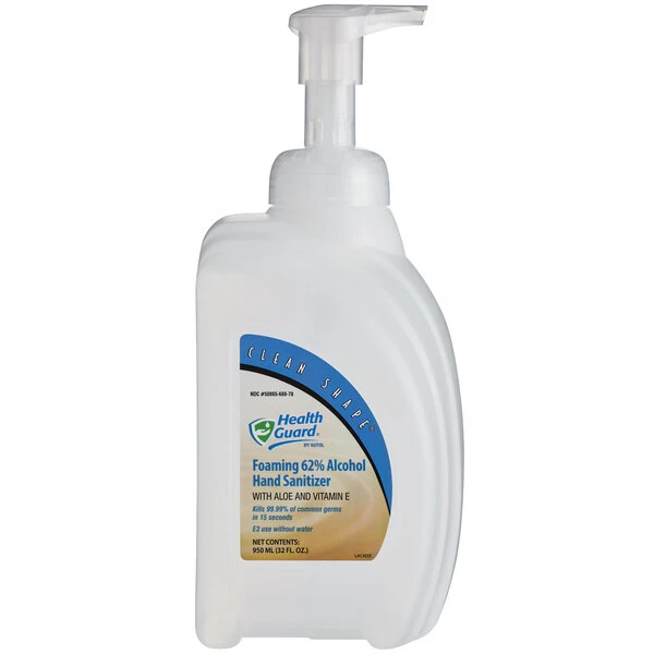 Kutol 68878 Health Guard Foaming Instant Hand Sanitizer (62% Alcohol, 32 Oz) 4 Kutol 68878 Health Guard Foaming Instant Hand Sanitizer (62% Alcohol, 32 Oz) - Image 2