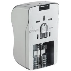 San Jamar SF970SS Summit Rely Silver Manual Foam Hand Soap And Sanitizer Dispenser - 5 3/16" X 4" X 8 7/8" -Unger Sales 2123463
