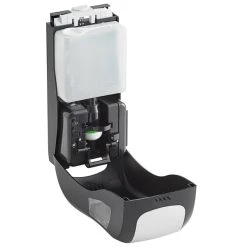 San Jamar SH970BKSS Summit Rely Black Hybrid Automatic Hand Soap, Sanitizer, And Lotion Dispenser - 5 1/2" X 4" X 12" 11 San Jamar SH970BKSS Summit Rely Black Hybrid Automatic Hand Soap, Sanitizer, And Lotion Dispenser - 5 1/2" X 4" X 12" -Unger Sales 2123496