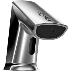 Sloan 3346080 Polished Chrome Sensor Foam Soap Dispenser With 4 1/2" Spout