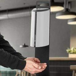 Lavex Janitorial White 850 ML Automatic Liquid Soap / Sanitizer Dispenser