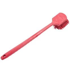 Carlisle 40501EC05 Sparta 20" Red Floating Utility / Pot Scrub Brush -Unger Sales 2162906