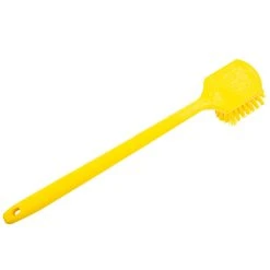 Carlisle 4051EC04 Sparta 20" Yellow Floating Utility / Pot Scrub Brush -Unger Sales 2162910