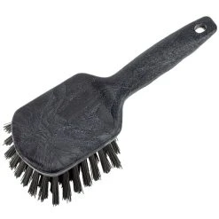Carlisle 40541EC03 Sparta Spectrum 8" Black General Clean Up / Pot Scrub Brush -Unger Sales 2173934