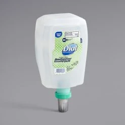 Dial® Dial DIA16694 FIT Universal Touch-Free Antibacterial 1 Liter Foam Hand Sanitizer Refill - 3/Case -Unger Sales 2192237